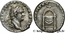 TITUS
Type : Denier 
Date : 80 
Mint name / Town : Rome 
Metal : silver 
Millesimal fineness : 900  ‰
Diameter : 17  mm
Orientation dies : 3  h.
Weigh...
