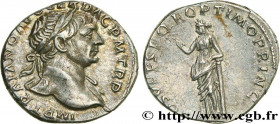TRAJANUS
Type : Denier 
Date : 109 
Mint name / Town : Rome 
Metal : silver 
Millesimal fineness : 900  ‰
Diameter : 16,5  mm
Orientation dies : 6  h....