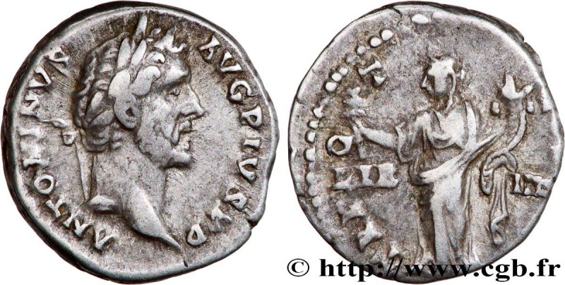 ANTONINUS PIUS
Type : Denier 
Date : 145 
Mint name / Town : Rome 
Metal : silve...