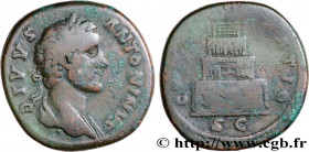 DIVUS ANTONINUS PIUS
Type : Sesterce 
Date : 161 
Mint name / Town : Rome 
Metal : copper 
Diameter : 32,5  mm
Orientation dies : 7  h.
Weight : 27,12...