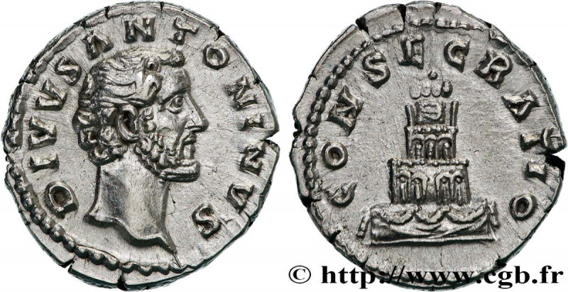 DIVUS ANTONINUS PIUS
Type : Denier 
Date : 161 
Mint name / Town : Rome 
Metal :...