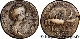 FAUSTINA MAJOR
Type : Sesterce 
Date : c. 147 
Mint name / Town : Rome 
Metal : copper 
Diameter : 31  mm
Orientation dies : 6  h.
Weight : 20,34  g.
...