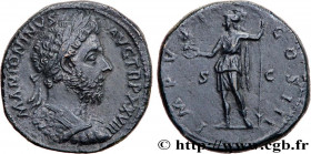 MARCUS AURELIUS
Type : Sesterce 
Date : août - décembre 
Date : 174 
Mint name / Town : Rome 
Metal : copper 
Diameter : 31  mm
Orientation dies : 12 ...