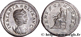 JULIA DOMNA
Type : Antoninien 
Date : 217 
Mint name / Town : Rome 
Metal : silver 
Millesimal fineness : 500  ‰
Diameter : 23  mm
Orientation dies : ...