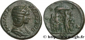 JULIA DOMNA
Type : As 
Date : 214 
Mint name / Town : Rome 
Metal : copper 
Diameter : 25  mm
Orientation dies : 6  h.
Weight : 11,71  g.
Rarity : R2 ...