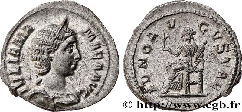 JULIA MAMAEA
Type : Denier 
Date : 222 
Mint name / Town : Rome 
Metal : silver ...