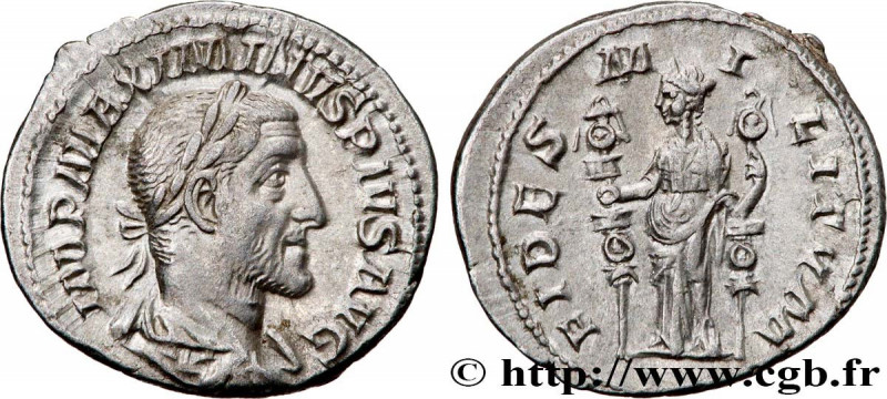 MAXIMINUS I
Type : Denier 
Date : début - été 236 
Mint name / Town : Rome 
Meta...