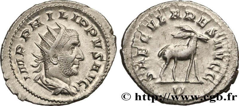 PHILIPPUS
Type : Antoninien 
Date : 248 
Mint name / Town : Rome 
Metal : billon...