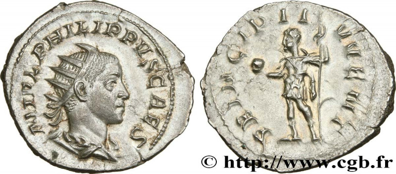 PHILIPPUS II
Type : Antoninien 
Date : 246 
Mint name / Town : Rome 
Metal : bil...