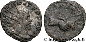 MARIUS
Type : Antoninien 
Date : c. mi 269 
Date : 269 
Mint name / Town : Trèves 
Metal : billon 
Millesimal fineness : 20  ‰
Diameter : 18,5  mm
Ori...