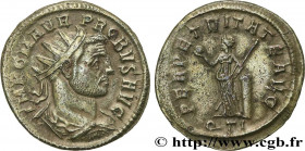 PROBUS
Type : Aurelianus 
Date : fin  
Date : 276 
Mint name / Town : Ticinum 
Metal : billon 
Millesimal fineness : 50  ‰
Diameter : 22,5  mm
Orienta...