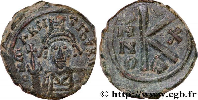 MAURICIUS TIBERIUS
Type : Demi-follis 
Date : an 10 
Mint name / Town : Constant...
