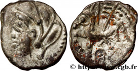 GALLIA - BITURIGES CUBI (Area of Bourges)
Type : Denier au rameau et à l’annelet pointé 
Date : c. 60-50 AC. 
Metal : silver 
Diameter : 14,5  mm
Orie...
