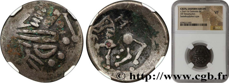 DANUBIAN CELTS - DACIA - MUNTENIA
Type : Tétradrachme 
Date : c. IIe-Ier siècles...