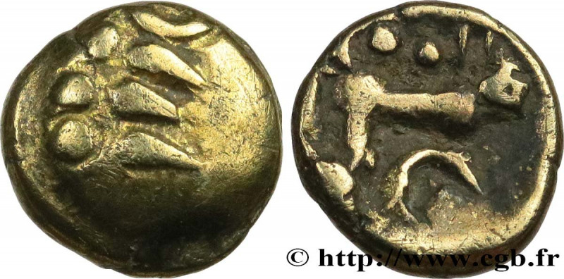 GALLIA BELGICA - REMI (Area of Reims)
Type : Quart de statère “aux segments de c...