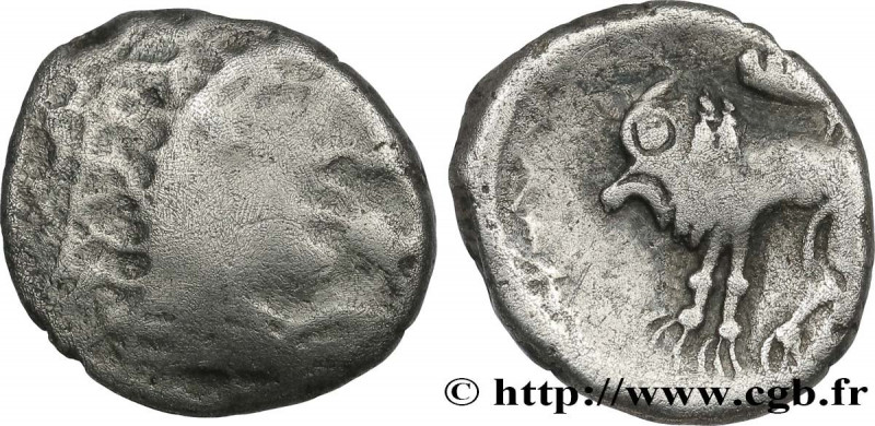 GALLIA BELGICA - SUESSIONES (Area of Soissons)
Type : Denier au lion, “type de V...