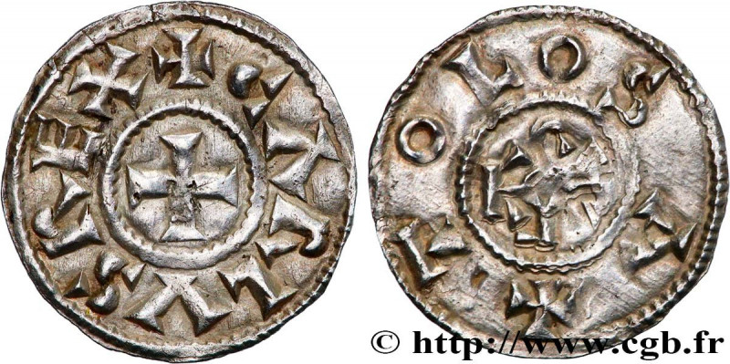CHARLES II LE CHAUVE / THE BALD
Type : Denier  
Date : c. 854-855 
Date : n.d. 
...