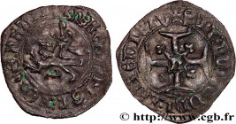 HENRY V OF LANCASTER
Type : Double tournois ou niquet dit "Léopard" 
Date : 30/11/1421 
Mint name / Town : Rouen 
Metal : billon 
Millesimal fineness ...