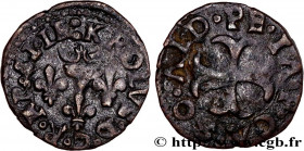 ITALY - SORA - CHARLES VIII
Type : Cavallo 
Date : n.d. 
Mint name / Town : Sulmona 
Metal : copper 
Diameter : 16,5  mm
Orientation dies : 7  h.
Weig...
