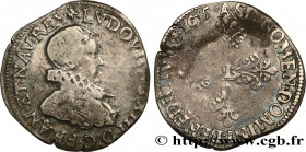 LOUIS XIII
Type : Demi-franc, tête nue enfantine au col fraisé 
Date : 1615 
Mint name / Town : Paris 
Quantity minted : 231202 
Metal : silver 
Mille...