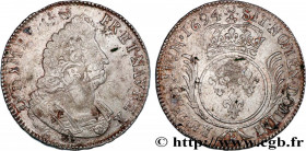 LOUIS XIV "THE SUN KING"
Type : Écu aux palmes 
Date : 1694 
Mint name / Town : Rouen 
Quantity minted : 65893 
Metal : silver 
Millesimal fineness : ...