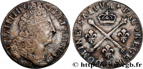 LOUIS XIV "THE SUN KING"
Type : Vingt sols aux insignes 
Date : 1708 
Mint name / Town : Rouen 
Quantity minted : 565570 
Metal : silver 
Millesimal f...