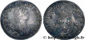 LOUIS XV THE BELOVED
Type : Écu dit "vertugadin" 
Date : 1716 
Mint name / Town : Metz 
Quantity minted : 23040 
Metal : silver 
Millesimal fineness :...
