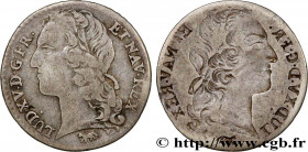LOUIS XV THE BELOVED
Type : Dixième d'écu dit “au bandeau”, incus 
Date : (1740-1757) 
Date : s.d. 
Mint name / Town : Paris 
Metal : silver 
Millesim...
