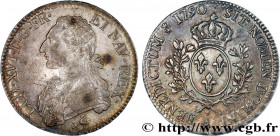 LOUIS XVI
Type : Écu dit "aux branches d'olivier" 
Date : 1790 
Mint name / Town : Paris 
Quantity minted : 2500000 
Metal : silver 
Millesimal finene...