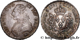 LOUIS XVI
Type : Écu dit “aux branches d'olivier” 
Date : 1791 
Mint name / Town : Paris 
Metal : silver 
Millesimal fineness : 917  ‰
Diameter : 41,5...