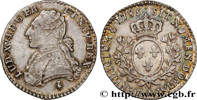 LOUIS XVI
Type : Dixième d'écu dit "aux branches d'olivier" 
Date : 1785 
Mint n...