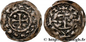 NORMANDY - DUCHY OF NORMANDY - ANONYMOUS
Type : Denier 
Date : c. 1100 
Mint name / Town : Rouen 
Metal : silver 
Diameter : 21  mm
Orientation dies :...