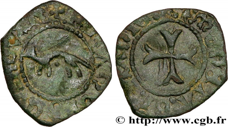 BRITTANY - DUCHY OF BRITTANY - FRANCIS I AND FRANCIS II
Type : Denier à l'hermin...