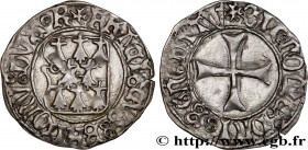 BRITTANY - DUCHY OF BRITTANY - FRANCIS II
Type : Blanc à la targe 
Date : c. 1458 
Date : n.d. 
Mint name / Town : Rennes 
Metal : billon 
Diameter : ...
