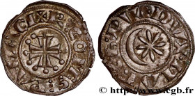 PROVENCE - MARQUISATE OF PROVENCE - RAYMOND V
Type : Denier 
Date : c. 1177-1185 
Date : n.d. 
Mint name / Town : Pont-de-Sorgues 
Metal : billon 
Dia...