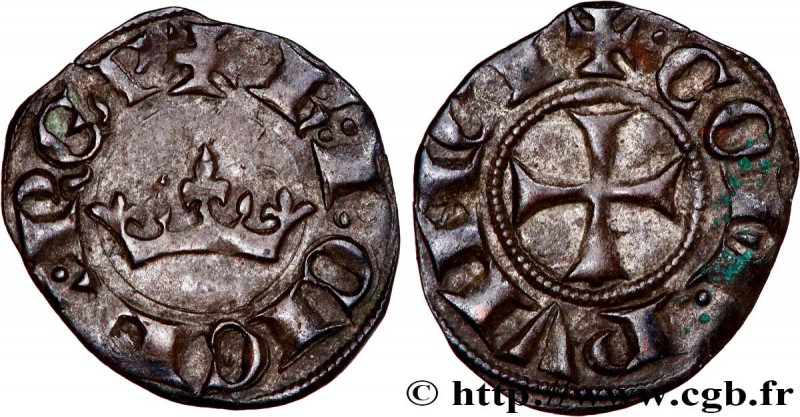 PROVENCE - COUNTY OF PROVENCE - CHARLES II OF ANJOU
Type : Obole coronat 
Date :...