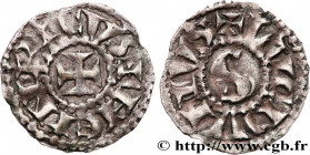 LYONNAIS - LYON - HENRY THE BLACK
Type : Denier 
Date : c. 1039-1056 
Date : n.d. 
Mint name / Town : Lyon 
Metal : silver 
Diameter : 19  mm
Orientat...