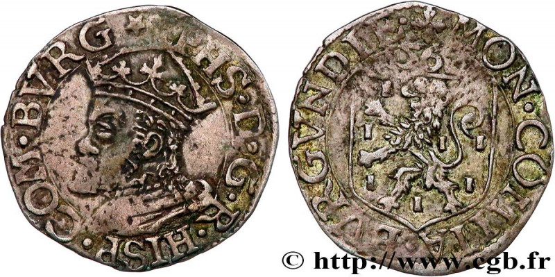COUNTY OF BURGUNDY - PHILIP II OF SPAIN
Type : Carolus 
Date : 1562 
Mint name /...