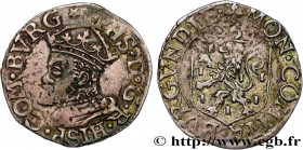 COUNTY OF BURGUNDY - PHILIP II OF SPAIN
Type : Carolus 
Date : 1562 
Mint name / Town : Dole 
Metal : billon 
Diameter : 18,5  mm
Orientation dies : 5...