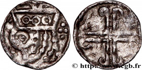 FLANDERS - ANONYMOUS
Type : Petit denier ou maille 
Date : (1180-1220) 
Date : n.d. 
Mint name / Town : Gand 
Metal : silver 
Diameter : 10  mm
Orient...