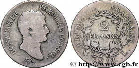 CONSULATE
Type : 2 francs Bonaparte Premier Consul 
Date : An 12 (1803-1804) 
Mint name / Town : Bayonne 
Quantity minted : 15204 
Metal : silver 
Mil...