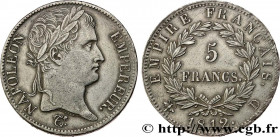 PREMIER EMPIRE / FIRST FRENCH EMPIRE
Type : 5 francs Napoléon Empereur, Empire français 
Date : 1812 
Mint name / Town : Lyon 
Quantity minted : 22936...