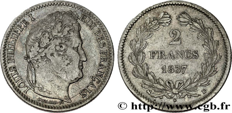 LOUIS-PHILIPPE I
Type : 2 francs Louis-Philippe 
Date : 1837 
Mint name / Town :...