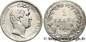 LOUIS-PHILIPPE I
Type : 1 franc Louis-Philippe, tête nue 
Date : 1831 
Mint name / Town : Toulouse 
Quantity minted : 38072  
Metal : silver 
Millesim...