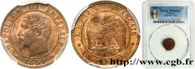 SECOND EMPIRE
Type : Un centime Napoléon III, tête nue 
Date : 1854 
Mint name / Town : Paris 
Quantity minted : 2995017 
Metal : bronze 
Diameter : 1...
