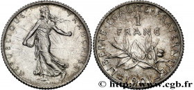 III REPUBLIC
Type : 1 franc Semeuse 
Date : 1901 
Quantity minted : 6200000 
Metal : silver 
Millesimal fineness : 835  ‰
Diameter : 23,03  mm
Orienta...