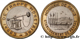 EUROPEAN CENTRAL BANK
Type : 1 euro, essai de frappe monétaire dit de “Pessac” 
Date : n.d. 
Mint name / Town : Pessac 
Quantity minted : --- 
Diamete...