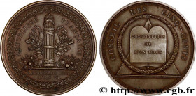 DIRECTOIRE
Type : Médaille, Conseil des Cinq-Cents, refrappe 
Date : (1797) 
Mint name / Town : Monnaie de Paris 
Metal : bronze 
Diameter : 50  mm
We...