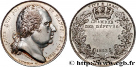 LOUIS XVIII
Type : Médaille parlementaire 
Date : 1823 
Metal : silver 
Diameter : 40,5  mm
Engraver : Gayrard 
Weight : 40,60  g.
Edge : lisse  
Punc...