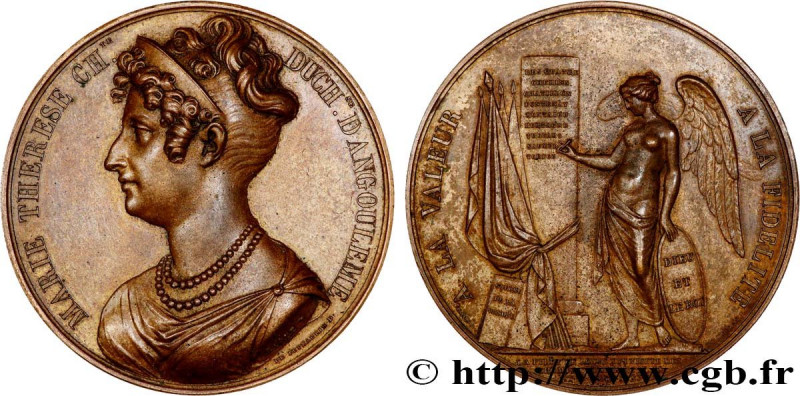 LOUIS XVIII
Type : Médaille, Valeur et fidélité, Marie-Thérèse, duchesse d’Angou...